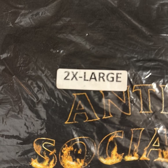 Antisocial social club 2XL brand new still in the bag with tags black - Picture 6 of 6